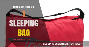 Versatile Coleman 3-in-1 Sleeping Bag
