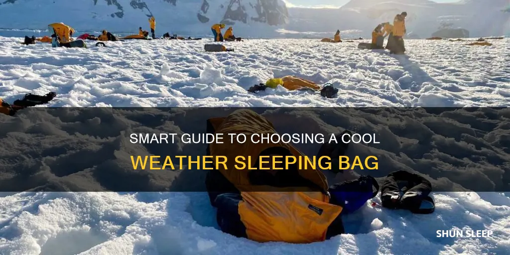 what is a cool weather sleeping bag