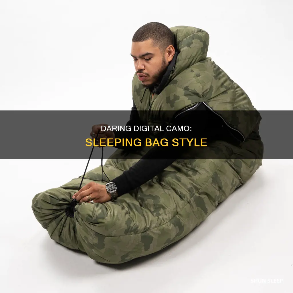 what is a digital camo sleeping bag