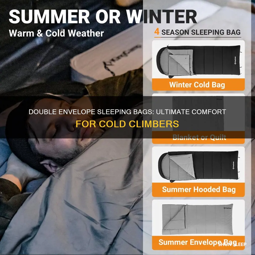 what is a double envelope sleeping bag