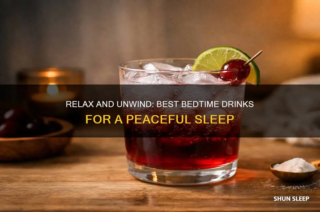 what is a good drink to help go to sleep