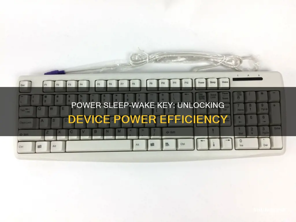 what is a power sleep wake key