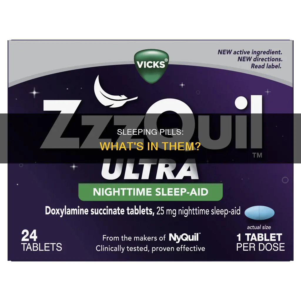 what is a sleeping pill made of
