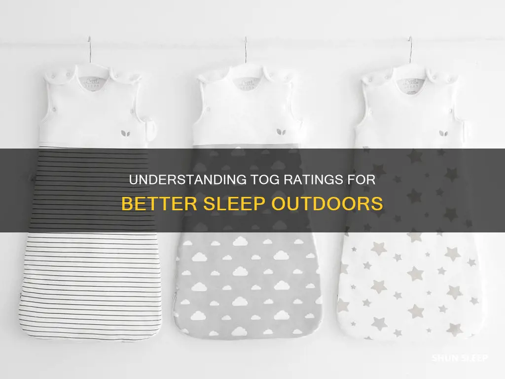 what is a tog rating for sleeping bags