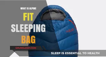 Alpine Fit Sleeping Bag: Compact Comfort
