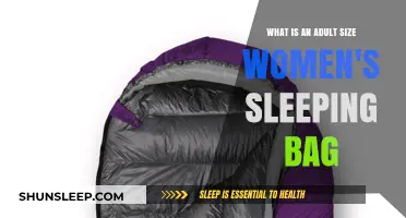 Women's Sleeping Bag: Adult-Sized Comfort