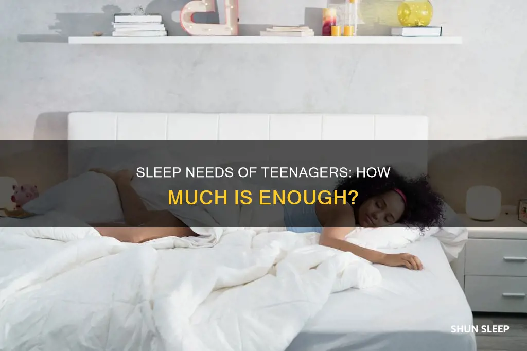 what is an ok amount of sleep a teenager needs