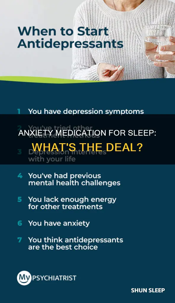 what is anti anxiety medication called when used for sleep