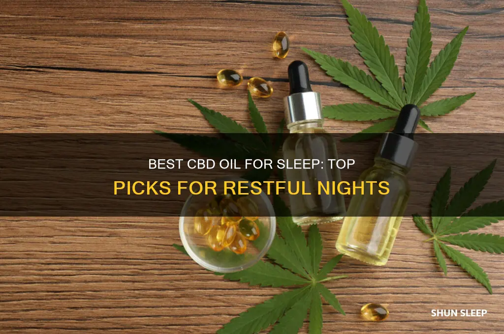 what is best cbd oil to help sleep