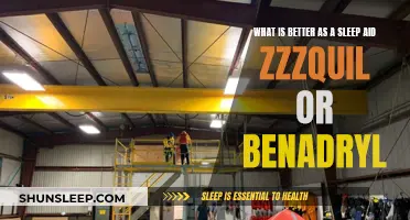 Benadryl vs. ZzzQuil: Which is the Better Sleep Aid?