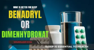 Benadryl vs. Dimenhydrinate: Which One Helps You Sleep Better?