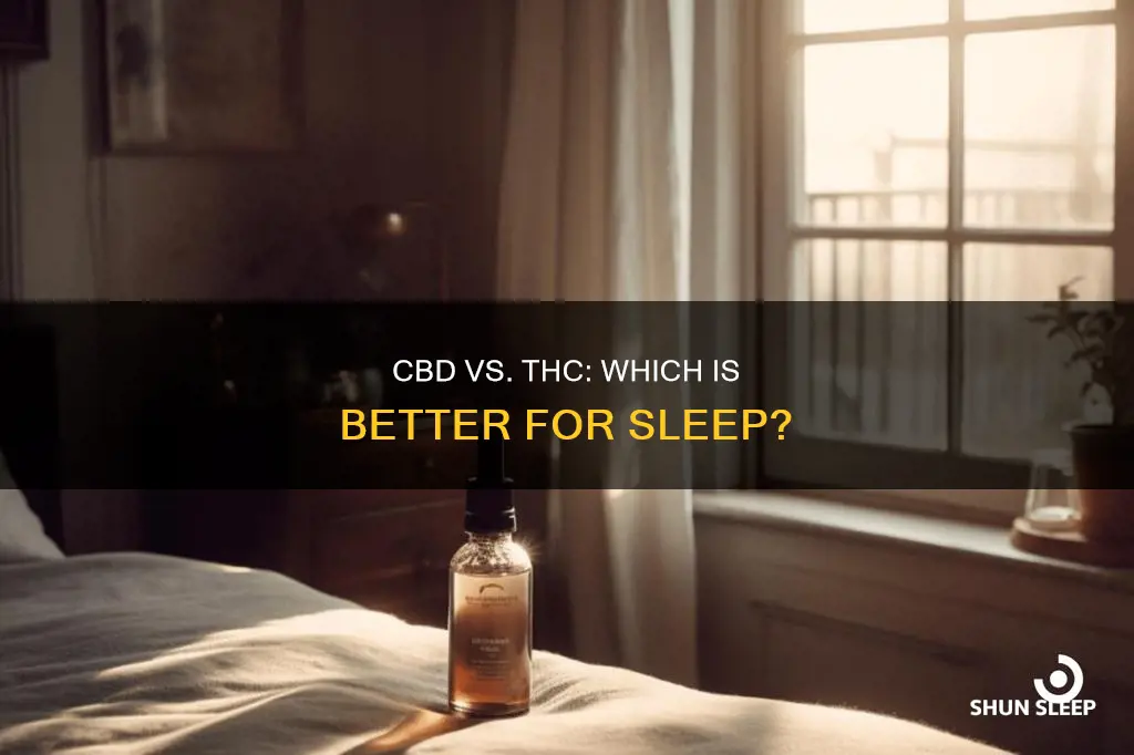 what is better for sleep cbd or thc