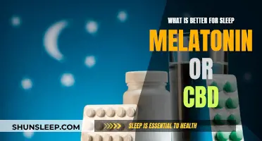 Melatonin vs. CBD: Which Is Better for Sleep?