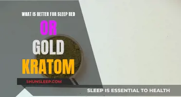 Red or Gold Kratom: Which is the Ultimate Sleep Aid?