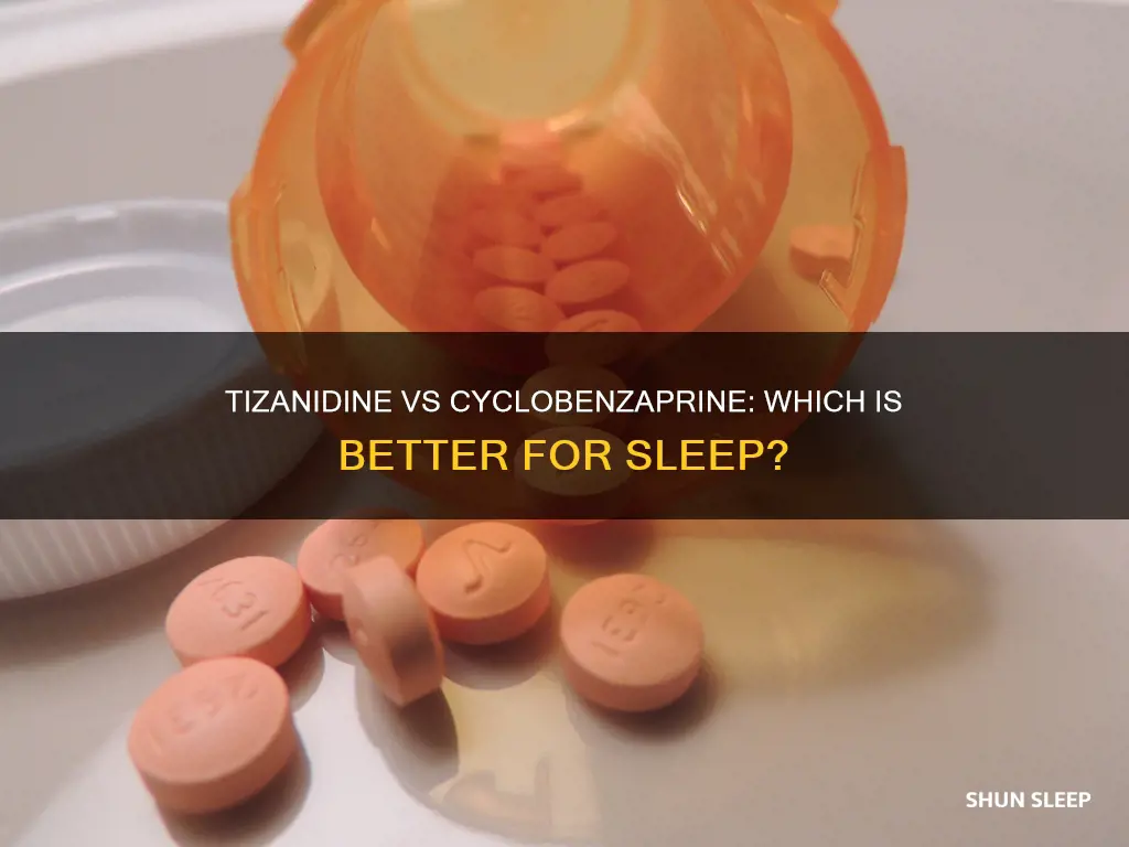 what is better for sleep tizanidine or cyclobenzaprine