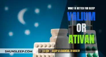 Valium vs. Ativan: Which Is Better for Sleep?
