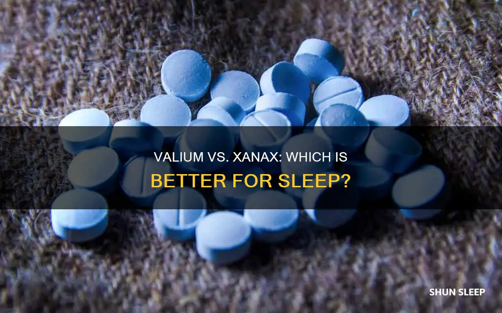 what is better for sleep valium or xanax