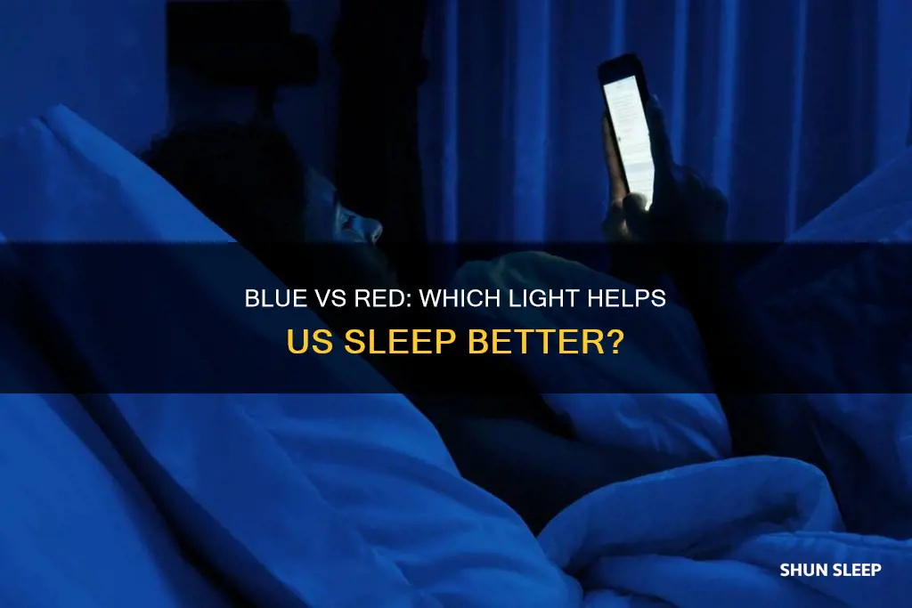 what is better for sleeping blue light or red light