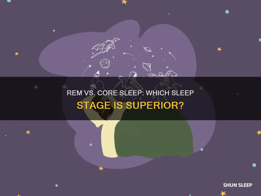 what is better rem or core sleep