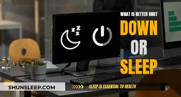 Sleep vs. Shutdown: Which is the Better Option?