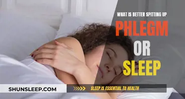 Spit or Sleep: What's the Better Health Sign?