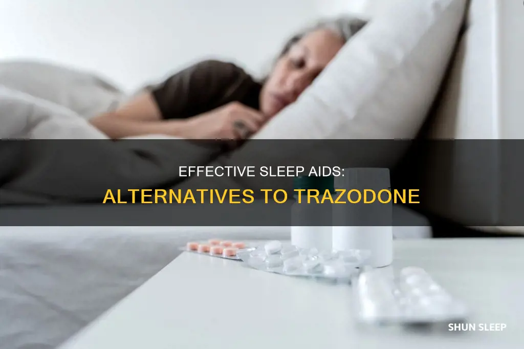 what is better than trazodone for sleep