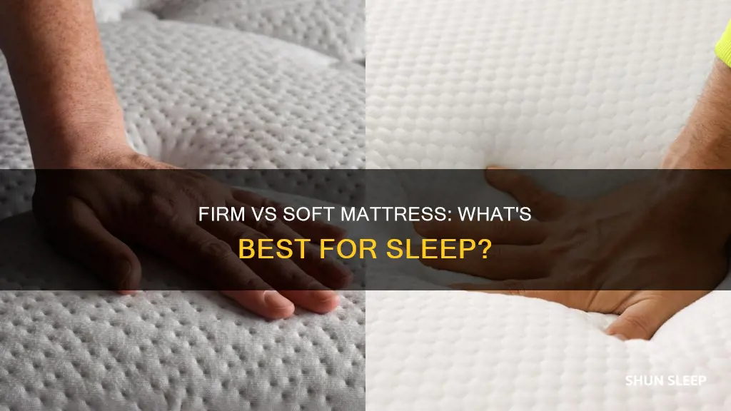 what is better to sleep on firm or soft mattress