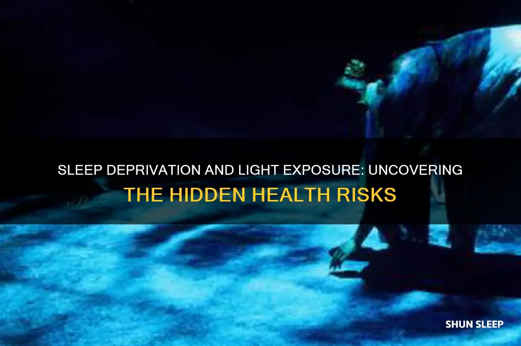 what is caused by getting little sleep with lights on
