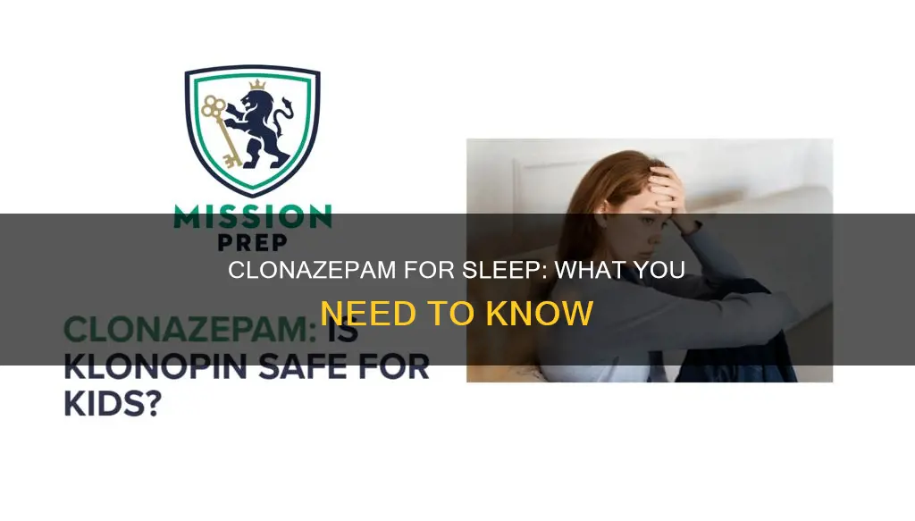 what is clonazepam used for sleep