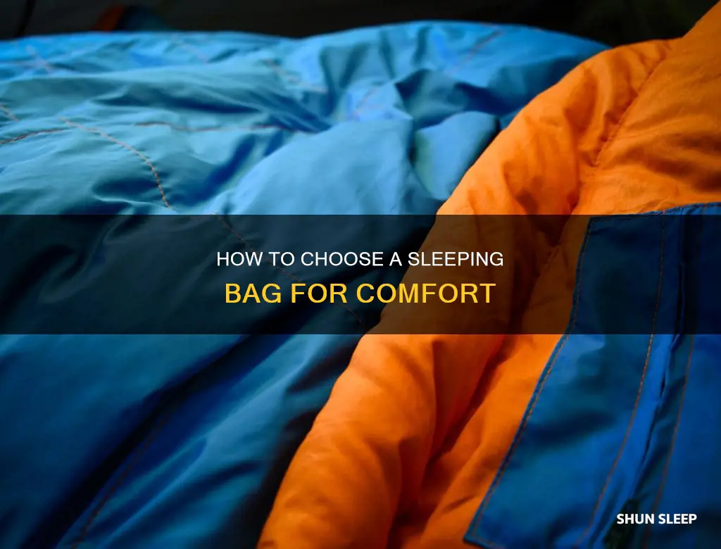 what is comfortable temperature rating for sleeping bags
