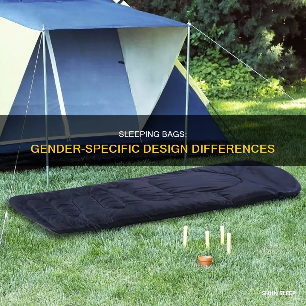 what is difference between men women sleeping bag
