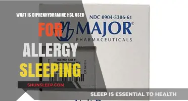 Diphenhydramine HCL: Allergy Relief and Sleep Aid