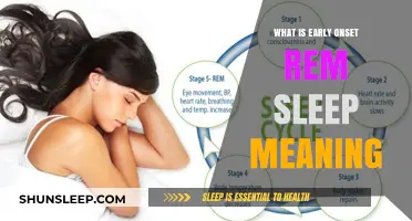 REM Sleep: Early Onset Explained