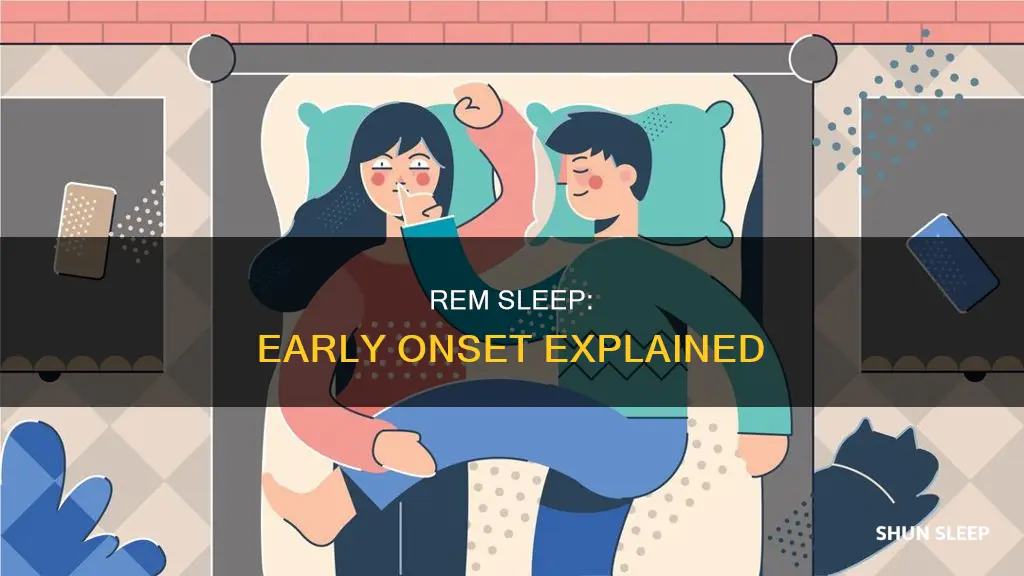 what is early onset rem sleep meaning