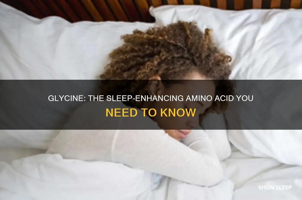 what is glycine how can it help you sleep