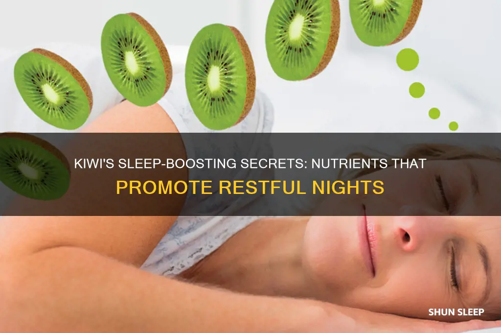 what is in kiwi help u sleep