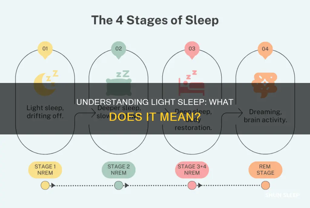 what is light sleep mean