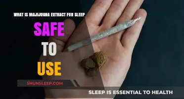 Marijuana Extract: Safe Sleep Aid?