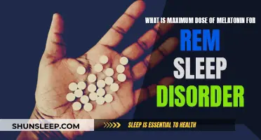 Melatonin Dosage for REM Sleep Disorder: How Much Is Safe?