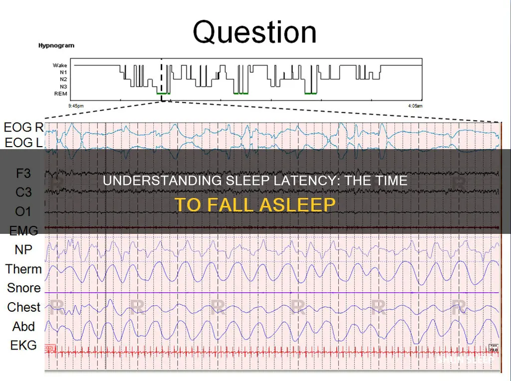 what is mean sleep latency