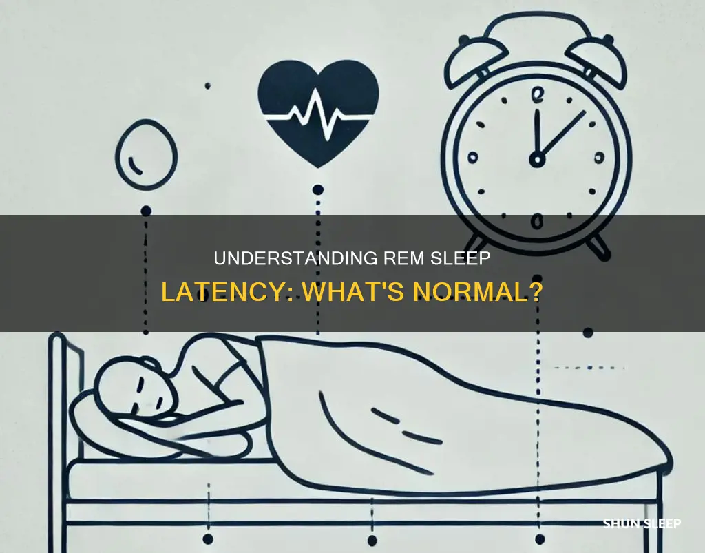 what is normal rem sleep latency