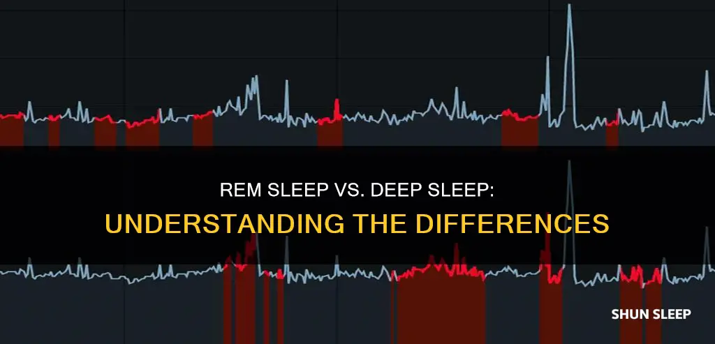 what is rhe difference between rem sleep and deep sleep