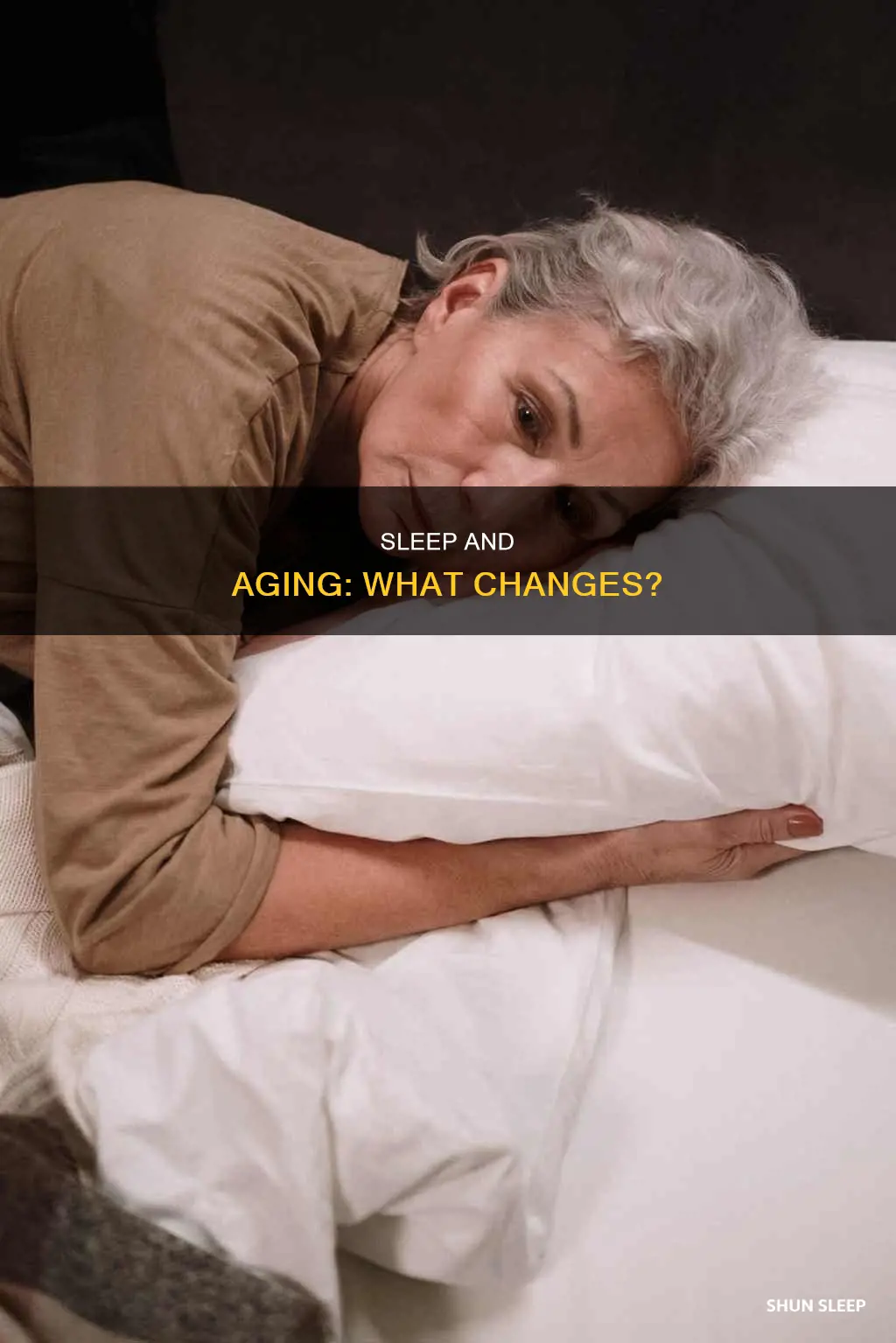 what is sleep like when you grow old