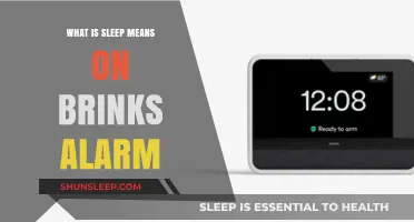 Understanding Sleep Mode on Brinks Alarms