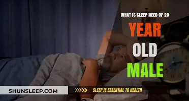 Sleep Needs of a 20-Year-Old Male: Understanding the Basics