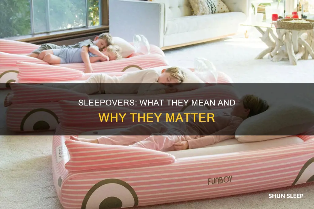 what is sleep over means