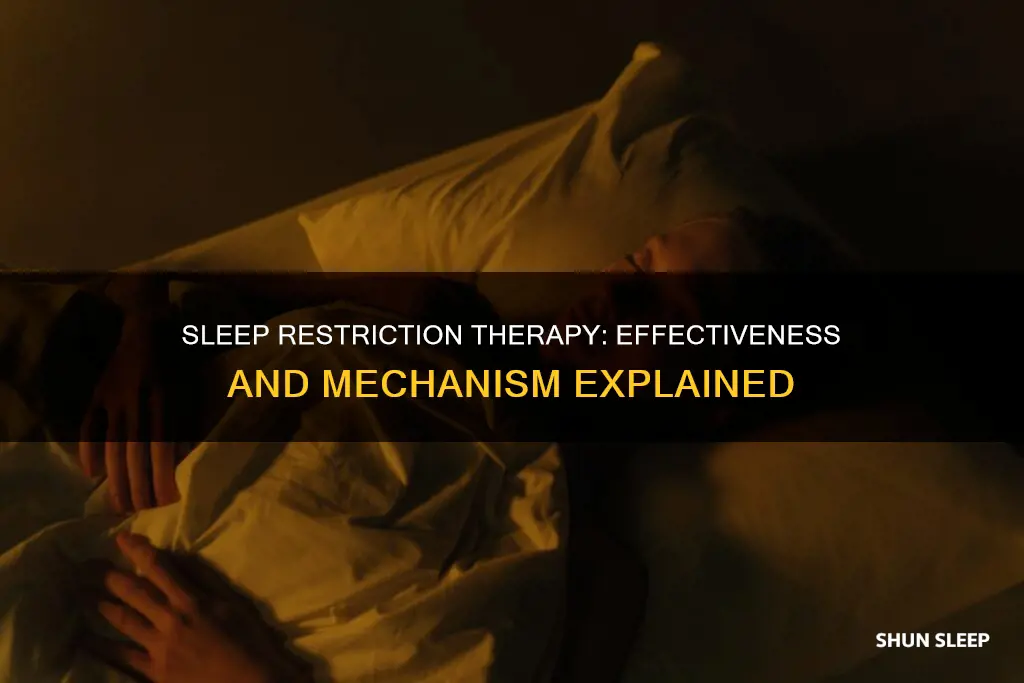 what is sleep restriction therapy and how does it work