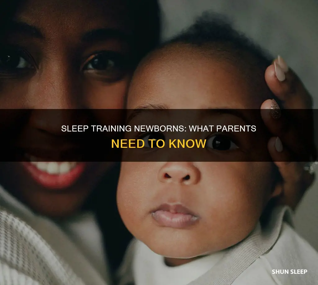 what is sleep training a newborn