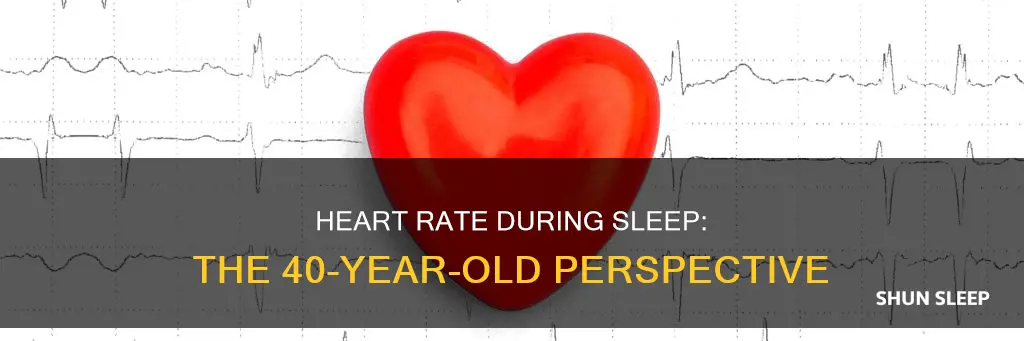 what is sleeping heart rate for a 40 year old