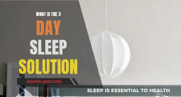 Sleep Solution: 3-Day Fix for Insomnia and Sleep Problems